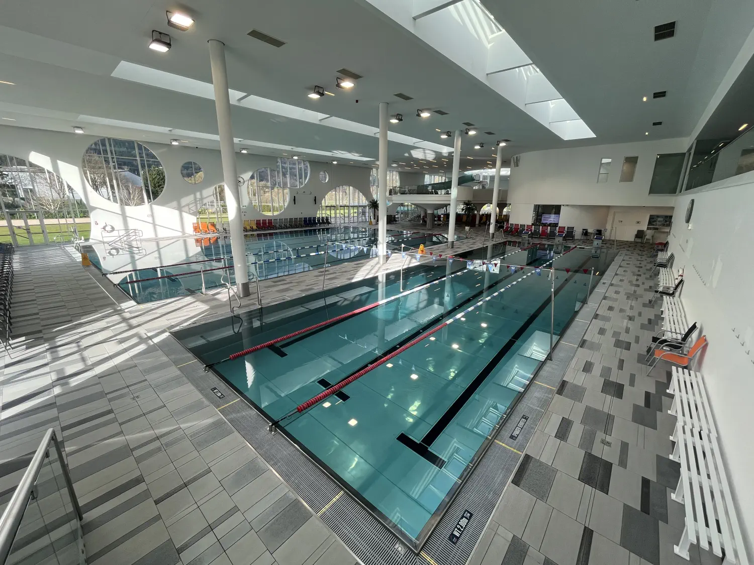 Das große Hallenbad "Drautalperle" in Spittal an der Drau